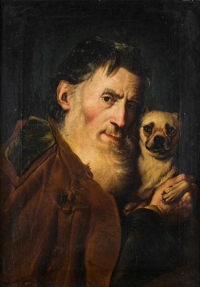 Giacomo Ceruti, il Pitocchetto - Ritratto di uomo con cane, Metropolitan Museum of Art
